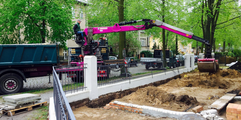40 Tonner mit Greifarm