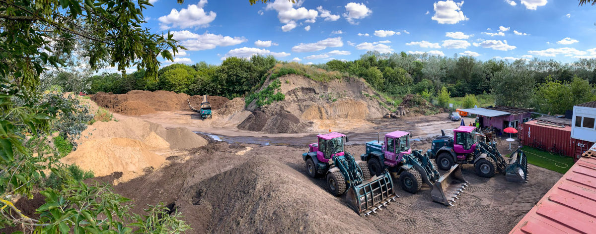 Gartenerde vom Kompostplatz Berlin Lübars